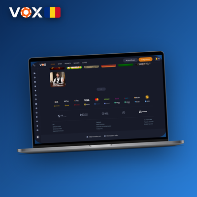 Autentificare Gmail pentru crearea unui profil nou la VOX Casino fără pași suplimentari