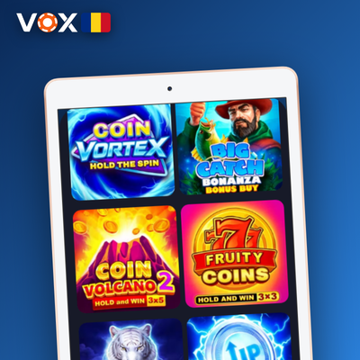 Bonus de bun venit VOX Casino: 100% până la 3.000 € și 600 rotiri gratuite la primele depuneri