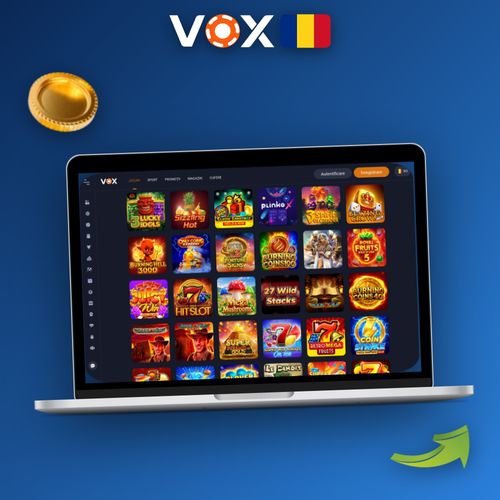 VOX Casino pe calculator — experiență de joc stabilă pe monitor stilizat