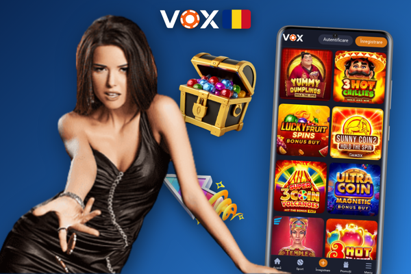Câmpul cod promoțional VOX Casino completat cu VOXMAX77 în formularul de înregistrare