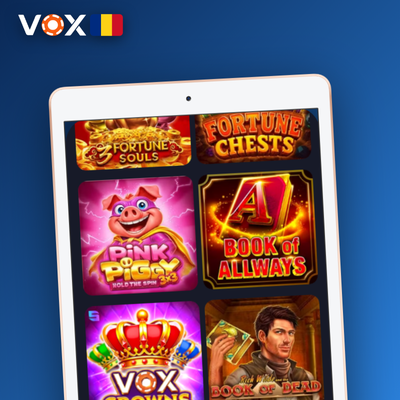 Notificări push despre bonusuri și rotiri gratuite în aplicația VOX Casino