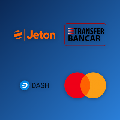 Transfer bancar clasic pentru sume mari la VOX Casino, procesare sigură