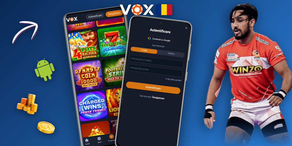 Proces KYC sigur la VOX Casino cu carte de identitate și scut de securitate digital